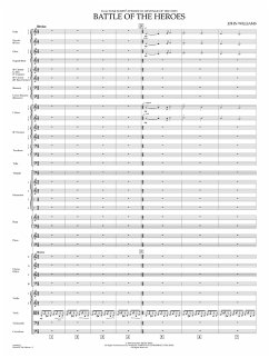 Cover John Williams, Battle of Heroes Orchestra Partitur + Stimmen