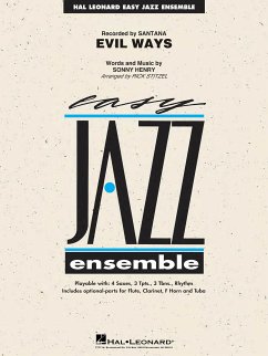 Cover Sonny Henry, Evil Ways Jazz Ensemble Partitur + Stimmen