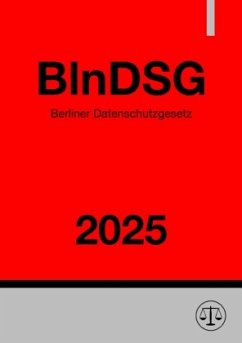 Cover Berliner Datenschutzgesetz - BlnDSG 2025