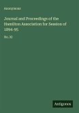 Journal and Proceedings of the Hamilton Association for Session of 1894-95