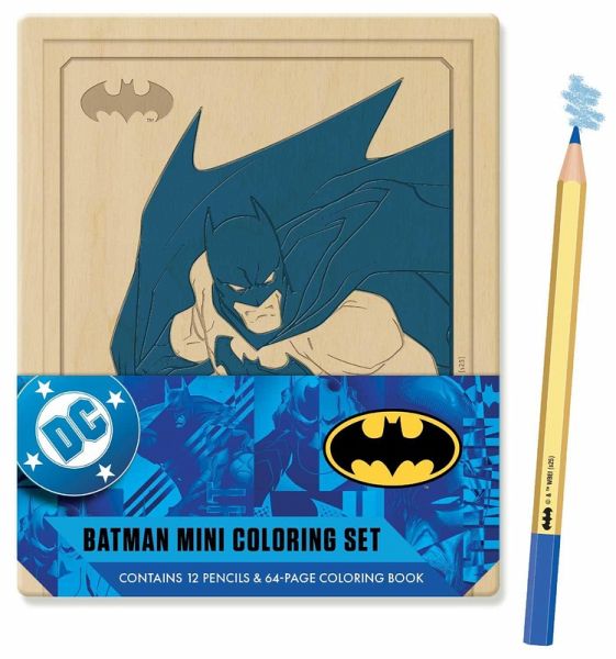 Batman Mini Coloring Set Batman Mini Coloring Set
