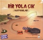 Bir Yola Cik Hayvanlar Parmak Takipli Kitap