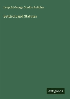 Cover Settled Land Statutes