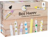 KREUL Candle Pen 6er Set Bee Happy, Kerzen verzieren und bemalen KREUL Candle Pen 6er Set Bee Happy, Kerzen verzieren und bemalen