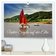 Cover Unter Segeln auf der Elbe (hochwertiger Premium Wandkalender 2026 DIN A2 quer), Kunstdruck in Hochglanz