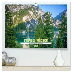 Pragser Wildsee - Traumziel in den Dolomiten (hochwertiger Premium Wandkalender 2026 DIN A2 quer), Kunstdruck in Hochglanz Cover Pragser Wildsee - Traumziel in den Dolomiten (hochwertiger Premium Wandkalender 2026 DIN A2 quer), Kunstdruck in Hochglanz