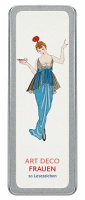 Art Deco Frauen Lesezeichen VE 20