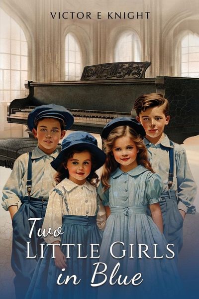Two Little Girls in Blue