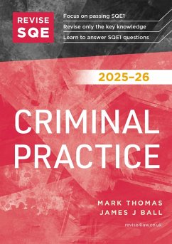 Cover Revise SQE Criminal Practice 2025/26 (eBook, ePUB)