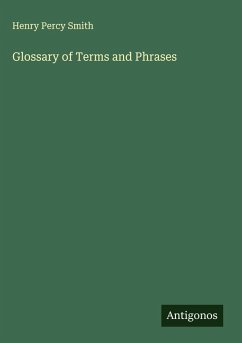 Cover Glossary of Terms and Phrases