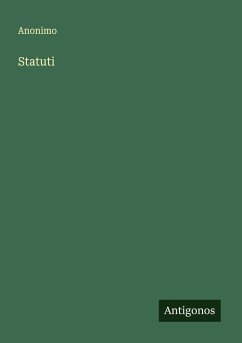 Statuti - Anonimo