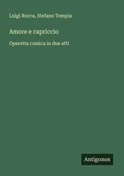 Cover Amore e capriccio