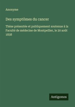 Cover Des symptômes du cancer
