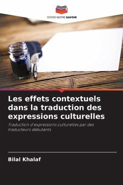 Cover Les effets contextuels dans la traduction des expressions culturelles