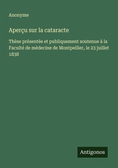 Aperçu sur la cataracte Cover Aperçu sur la cataracte