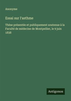 Cover Essai sur l'asthme