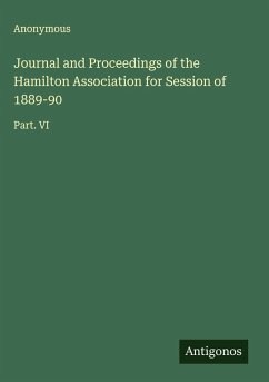 Journal and Proceedings of the Hamilton Association for Session of 1889-90 - Anonymous