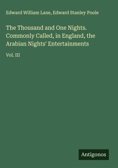 Cover The Thousand and One Nights. Commonly Called, in England, the Arabian Nights' Entertainments