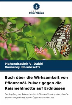 Cover Buch über die Wirksamkeit von Pflanzenöl-Pulver gegen die Reismehlmotte auf Erdnüssen