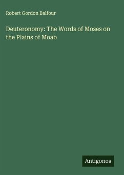 Cover Deuteronomy: The Words of Moses on the Plains of Moab