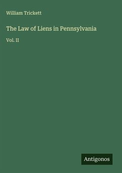 Cover The Law of Liens in Pennsylvania