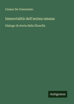 Cover Immortalità dell'anima umana