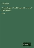 Proceedings of the Biological Society of Washington