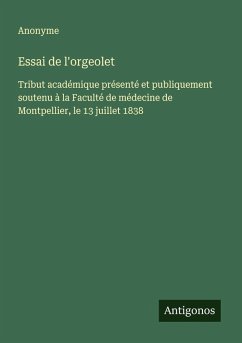 Cover Essai de l'orgeolet