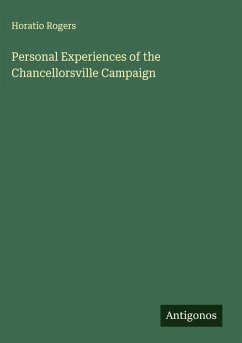Cover Personal Experiences of the Chancellorsville Campaign
