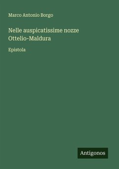 Cover Nelle auspicatissime nozze Ottelio-Maldura