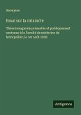 Essai sur la cataracte Essai sur la cataracte