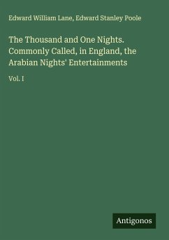 Cover The Thousand and One Nights. Commonly Called, in England, the Arabian Nights' Entertainments