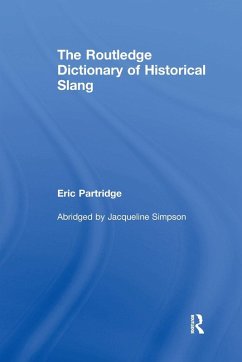 Cover The Routledge Dictionary of Historical Slang