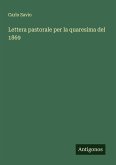 Lettera pastorale per la quaresima del 1869