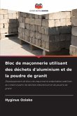 Bloc de maçonnerie utilisant des déchets d'aluminium et de la poudre de granit Bloc de maçonnerie utilisant des déchets d'aluminium et de la poudre de granit