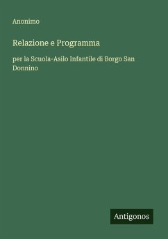 Relazione e Programma - Anonimo