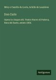 Don Carlo Don Carlo