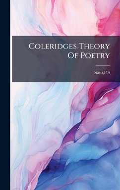 Cover Coleridges Theory Of Poetry
