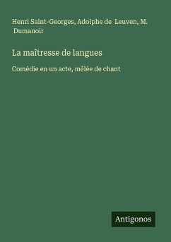 Cover La maîtresse de langues