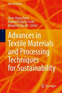 Cover Advances in Textile Materials and Processing Techniques for Sustainability