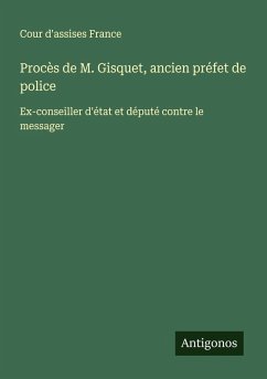 Cover Procès de M. Gisquet, ancien préfet de police