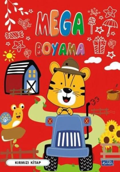 Mega Boyama - Kirmizi Kitap Mega Boyama - Kirmizi Kitap