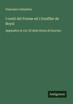 I conti del Forese ed i Gouffier de Boysì - Galantino, Francesco
