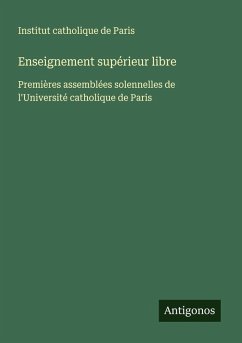 Enseignement supérieur libre - Institut Catholique De Paris