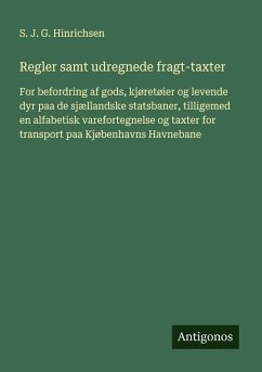 Cover Regler samt udregnede fragt-taxter
