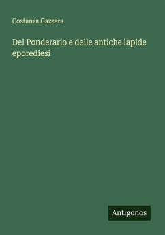 Cover Del Ponderario e delle antiche lapide eporediesi