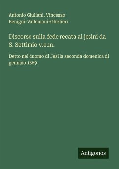 Cover Discorso sulla fede recata ai jesini da S. Settimio v.e.m.