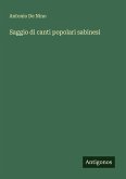 Saggio di canti popolari sabinesi