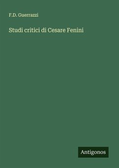Cover Studi critici di Cesare Fenini
