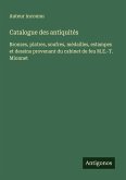 Catalogue des antiquités